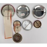 Polonia w USA, Przypinki okolicznościowe - Kazimierz Pułaski - zestaw (7szt)