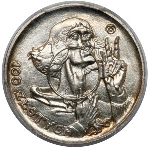 Próba SREBRO 100 złotych 1925 Kopernik - b. rzadkie