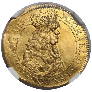 Michał Korybut Wiśniowiecki, Dukat Gdańsk 1670 DL - PIĘKNY