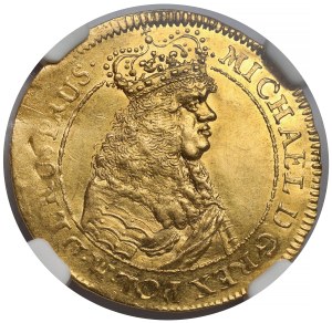Michał Korybut Wiśniowiecki, Dukat Gdańsk 1670 DL - PIĘKNY
