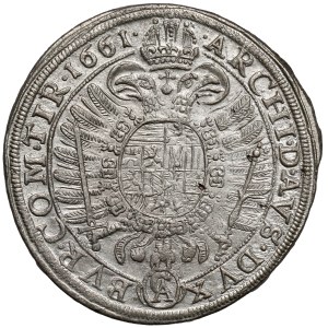 Austria, Leopold I, 15 krajcars 1661 CA, Vienna