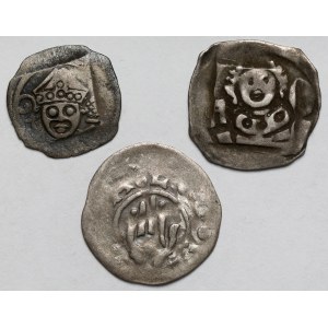 Austria and Germany, Fenigi (12th-14th century) - set (3pcs)