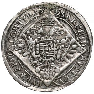 Węgry, Leopold I, 1/4 talara 1695 KB, Kremnica