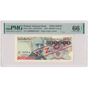 WZÓR 500.000 zł 1993 - A 0000000 - No.0199
