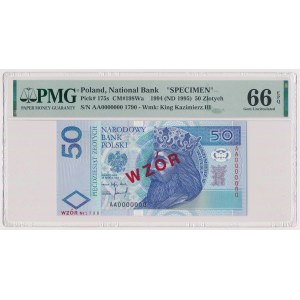 MODEL 50 PLN 1994 - AA 0000000 - č. 1790