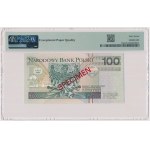 MODEL 100 zloty 1994 - AA 0000000 - No. 1050.