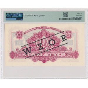 100 zlotych 1944 ...owe - Ax - imprinted MODEL