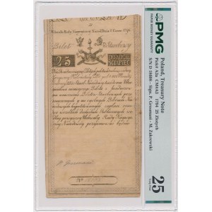25 złotych 1794 - D