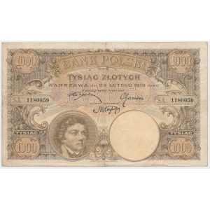 1,000 zloty 1919