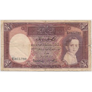 Iraq, 1/2 dinaro 1931 (1942)