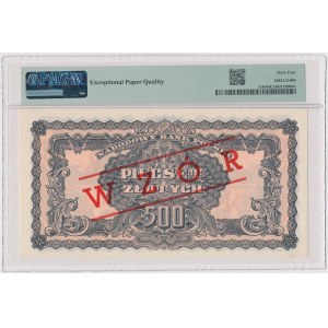 500 złotych 1944 ...owe - BH - z nadrukiem WZÓR