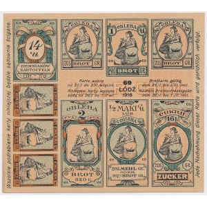 Łódź, Food card 1918, period 69
