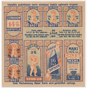 Łódź, Food card 1918, period 68