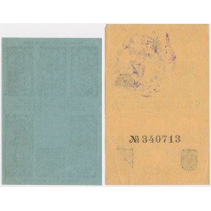 Łódź, Food cards 1918, period 76 and 91 (2pcs)