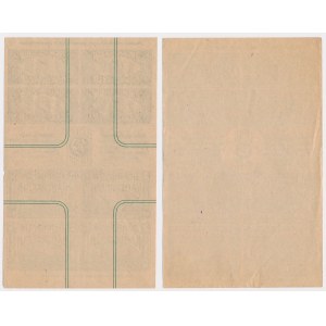 Łódź, Food cards for potatoes 1917, period 49 and 50 (2pcs)