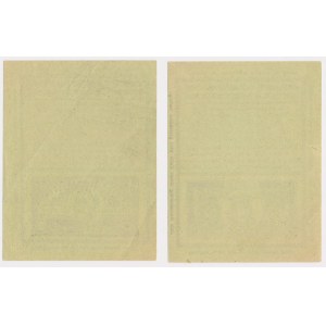 Łódź, Food cards for bread and flour 1918, period 52 and 54 (2pcs)