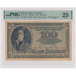100 mkp 1919 February - X Ser.BG