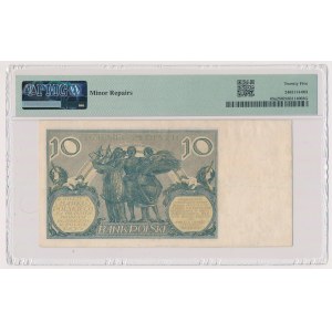 10 zlotys 1926 - Ser.CK - denomination in watermark