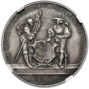 Schweiz, Medaille 1906 - Luzerner Schützenfest