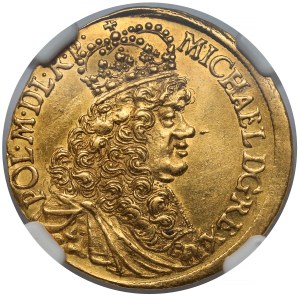 Michał Korybut Wiśniowiecki, Dukat Gdańsk 1672 DL