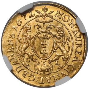 Michał Korybut Wiśniowiecki, Dukat Gdańsk 1672 DL