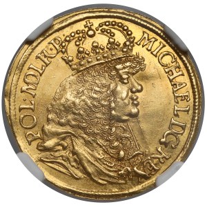 Michał Korybut Wiśniowiecki, Ducat Gdańsk 1673 DL