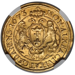 Michał Korybut Wiśniowiecki, Ducat Gdańsk 1673 DL
