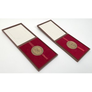 Medals, Warsaw Medical Academy 1809-1989 - set (2pcs)