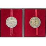Medals, Warsaw Medical Academy 1809-1989 - set (2pcs)