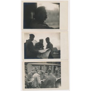 II RP, Fotografie wojskowe - zestaw (3szt)