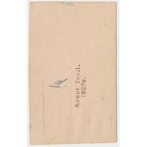 II RP, Photograph, Legionaries 1920 - Eagle with wavy lower edge of amazon shield 1917