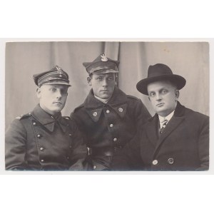 II RP, Photographie, Soldats en uniforme, Bydgoszcz