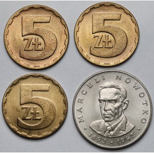 5-20 zlatá 1976-1983 - sada (4ks)