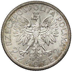 Head of a Woman 2 zloty 1933