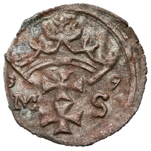 Zygmunt I Stary, Denar Gdańsk 1539 MS - rzadki