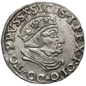Zikmund I. Starý, Trojak Gdaňsk 1538 - kříže