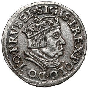 Zygmunt I Stary, Trojak Gdańsk 1537 - PRVSSI