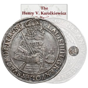 Władysław IV Waza, Talar Toruń 1641 MS - ex. Karolkiewicz
