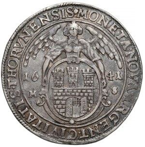 Władysław IV Waza, Talar Toruń 1641 MS - ex. Karolkiewicz