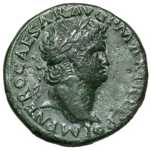 Neron (54-68 n.e.) As, Lugdunum