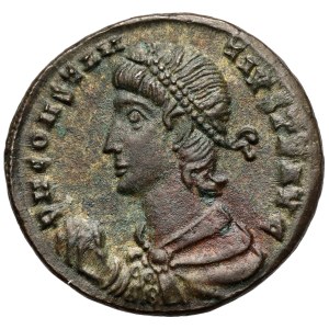 Constantius II (337-361 AD) Follis / Majorina (?), Alexandria - b.pretty