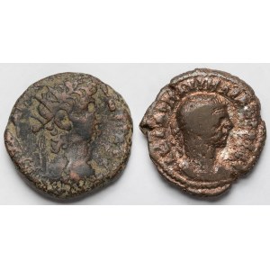 Cesarstwo Rzymskie, Tetradrachmy, Aleksandria - w tym Neron - zestaw (2szt)