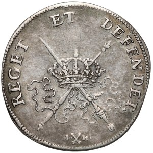 August II the Strong, 1/4 thaler 1697 IK - coronation
