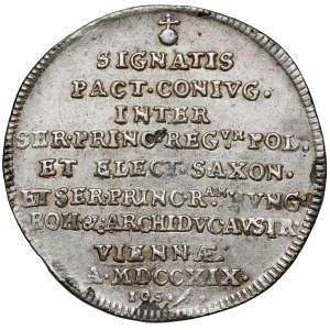 August II Silný, 1/8 toliara 1719 - sobáš Augusta II