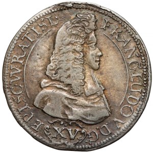 Silesia, Francis Ludwig, 15 krajcars 1694 LPH, Nysa