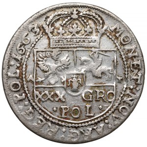 Johannes II. Kasimir, Tymf Krakau 1663 AT