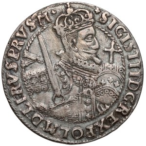 Zygmunt III Waza, Ort Bydgoszcz 1622 - wąska szarfa - krótkie