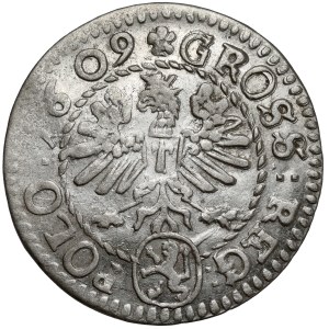 Sigismund III Vasa, Cracow 1609 penny - Lewart