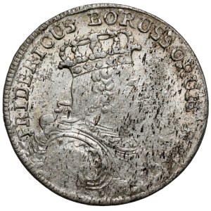 Silesia, Frederick II the Great, Sixpence 1755-B, Wrocław - 2 shields