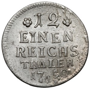 Prussia, Friedrich II, 1/12 thaler 1750-A, Berlin